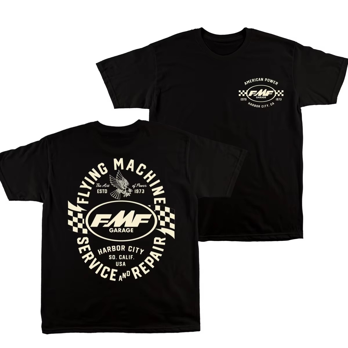 Черная винтажная футболка FMF  – обзор и цена Streetwear Brand Vintage